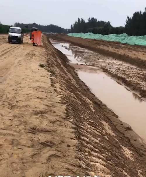 张家口桥东区河道降水